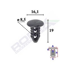 Tubulara Hexagonala Scurta 1/2` 18 Mm Jbm