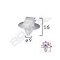 Clips Fixare Elemente Exterioare Pentru Fiat/Lancia/Alfa Romeo/Peugeot - Alb Set 10 Buc