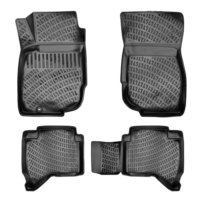 Set Covorase Auto Cauciuc Umbrella Pentru Toyota Hilux Vii 2004-2015