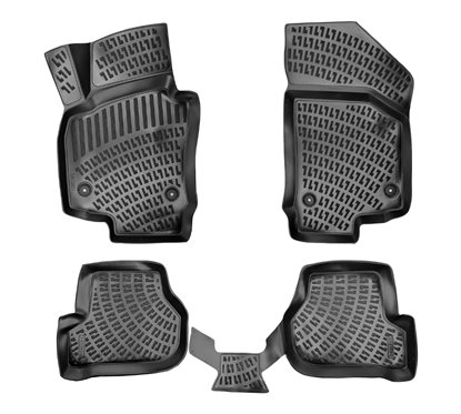 Set Covorase Auto Cauciuc Umbrella Pentru Seat Leon Ii 2005-2012