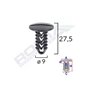 Clips Tapiterie Pentru Fiat Set 25 Buc