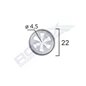 Clema Fixare Elemente Exterior Pentru Vw, Skoda, Audi, Ford, Seat 4.5X22Mm Set 10Buc