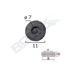 Capac Cauciuc Inchis Universal Diametru 7Mm Set 10 Buc