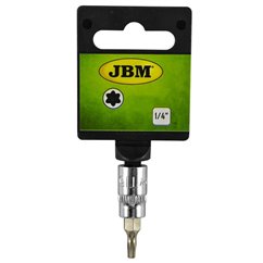 Tubulara 1/4` Cu Bit Torx T15 Jbm