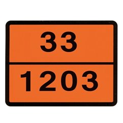 Placa Adr 33-1203 30X40 Cm Petrol Hico