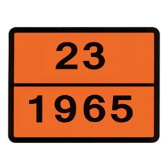 Placa Adr 23-1965 30X40 Cm Lpg Hico