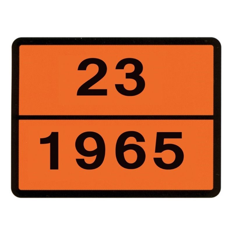 Placa Adr 23-1965 30X40 Cm Lpg Hico