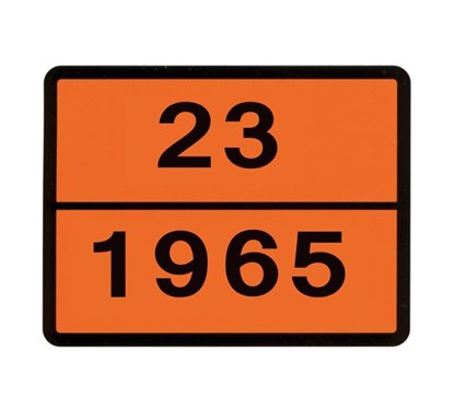 Placa Adr 23-1965 30X40 Cm Lpg Hico