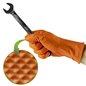 Manusi Din Nitril De Culoare Orange 7.0 Mil Textura De Diamant M (100 Bucati) Jbm