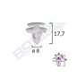 Clips Tapiterie Pentru Fiat/Lancia/Alfa Romeo/Renault - Alb Set 25 Buc