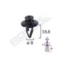 Clips Fixare Pentru Kia/Mazda/Mitsubishi/Nissan/Kia 8X18.8Mm - Negru Set 10 Buc