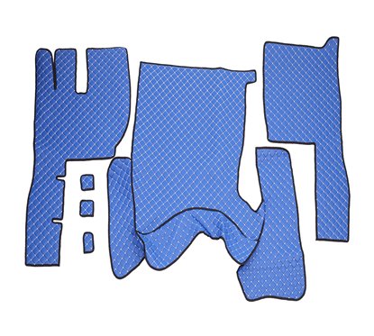 Set Covorase Piele Ecologica Truck Umbrella Pentru Volvo Fh12 2005-2011 Manual. Albastru Tip 1