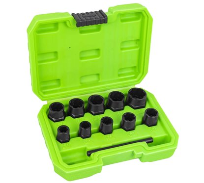 Set Tubulare Twist De 3/8` Pentru Extractie A Piulitelor Si Suruburilor De Blocare Jbm