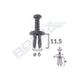 Clips Fixare Renault/Seat - Negru Set 25 Buc