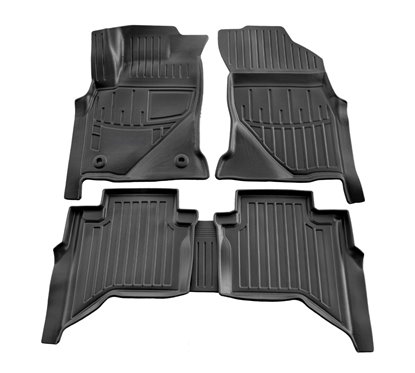 Set Covorase Auto Cauciuc Umbrella Pentru Toyota Hilux Viii (Crew Cab) (2015)