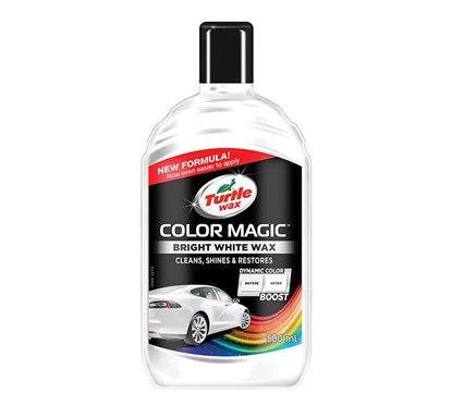 Pasta Polish 3 In 1 Turtle Wax Color Magic Bright White Wax, 500Ml