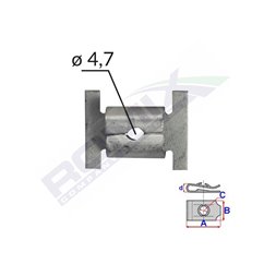 Priza Montare 12 X 14 Pentru Surub 4.7 Set 10 Buc