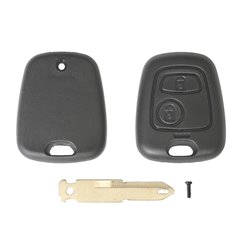 Carcasa Cheie Contact Pentru Citroen Berlingo / Saxo / Xsara Picasso 2 Butoane, Cu Cheie