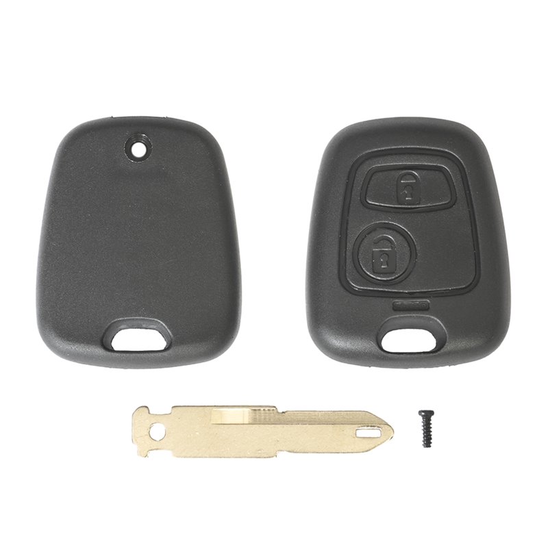 Carcasa Cheie Contact Pentru Citroen Berlingo / Saxo / Xsara Picasso 2 Butoane, Cu Cheie