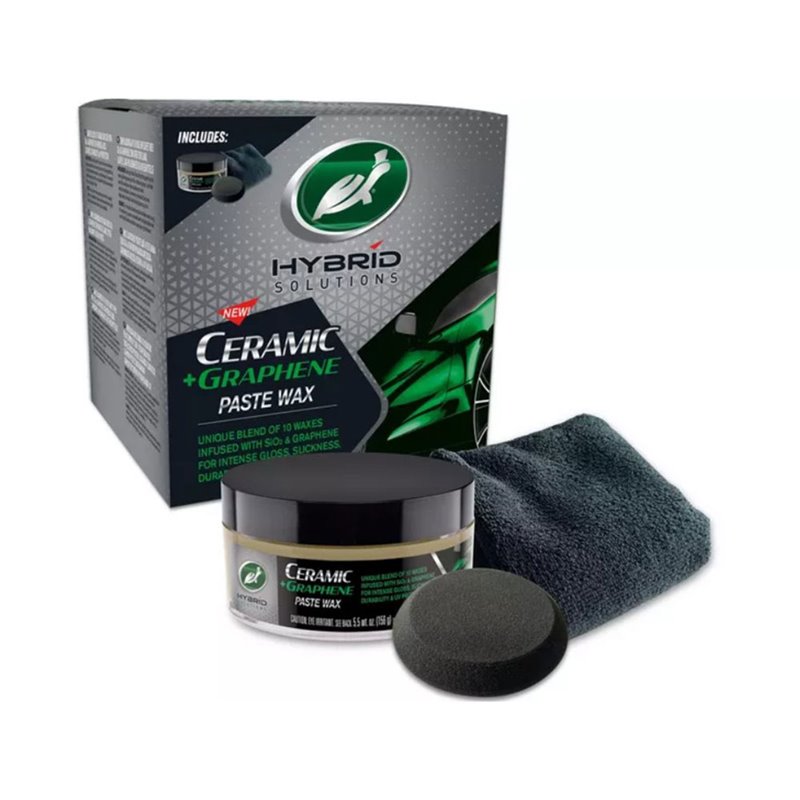 Ceara Auto Solida Ceramica Grafitata Cu Laveta Si Burete 156 Gr Turtle Wax