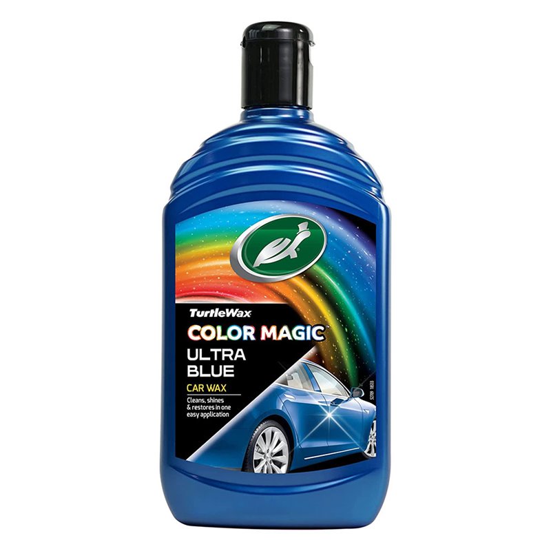 Pasta Polish 3 In 1 Turtle Wax Color Magic Ultra Blue Wax, 500Ml