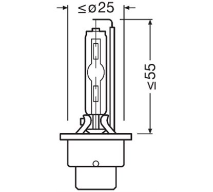 Set 2 Becuri Xenon 85V D2S Xenarc Night Breaker Laser Nextgen Osram