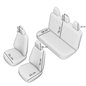 Set Huse Scaun Nero Albastru