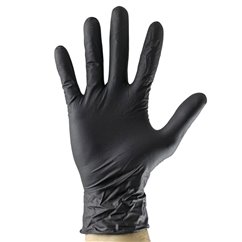 Manusi Negre De Unica Folosinta De Nitril 5Mil Marime Xl - Set 100Buc Jbm