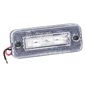 Lampa gabarit 110x40, LED, alba, incastrata, 12-24V, 0607L Ucler