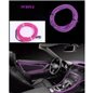 Fir neon cu LED-uri, 2m, 12V cu droser si stecher, mov/purple