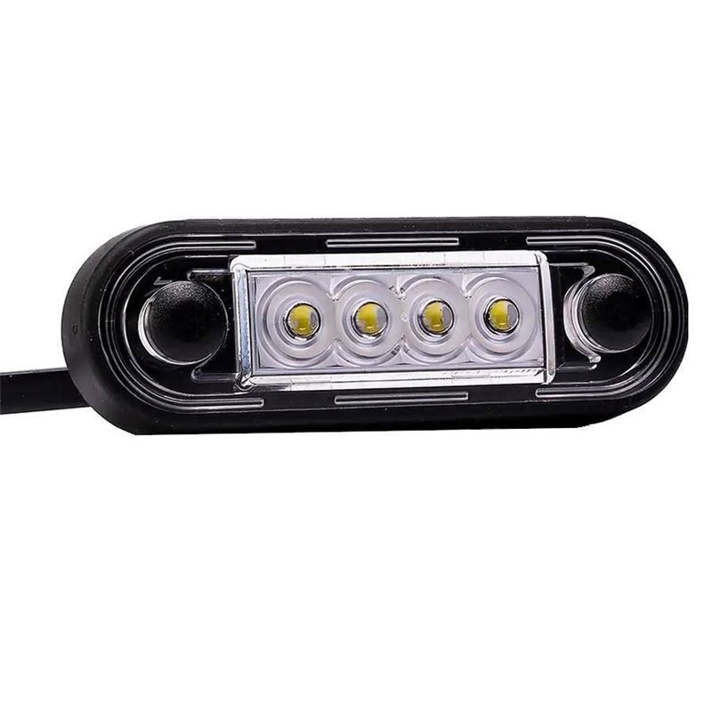 Lampa gabarit, 84x27, LED, slim, alba, cu 2 garnituri bullbar,  FT-073B Fristom