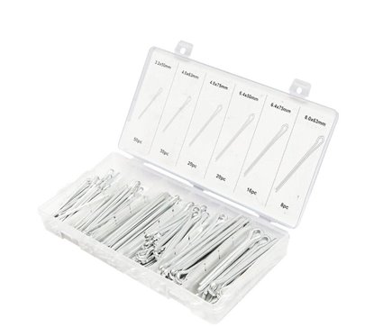 Agrafe - set splinturi -drepte din otel zincat, 144 bucati BK92158