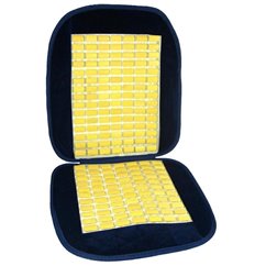 Husa scaun bambus cu velur albastru inchis, 61210 CarCo