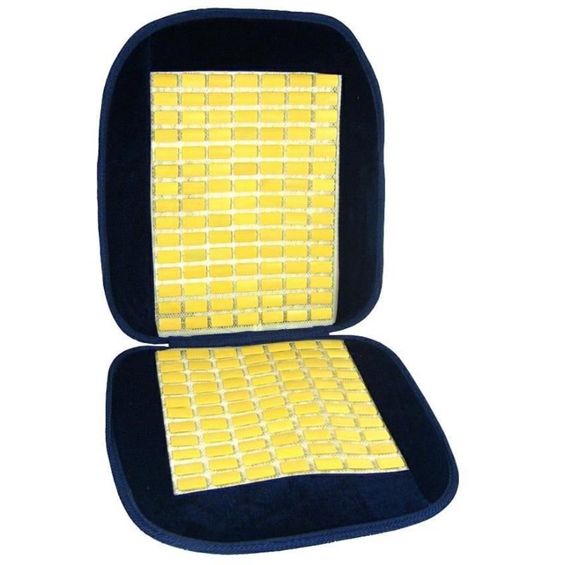 Husa scaun bambus cu velur albastru inchis, 61210 CarCo Husa scaun bambus cu velur albastru inchis, 61210 CarCo