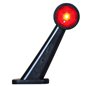 Lampa gabarit cu brat 187mm, oblic la 45Â°, LED, alb-rosie, stanga, 12-24V, W21.3rf 295BCL Was