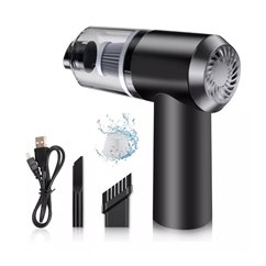 Aspirator fara fir, 4.5kPa, 45-60W, 100ml, cu filtru Hepa, reincarcabil USB TYPE-C, 2 adaptori, AS228