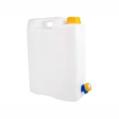 Canistra apa potabila 10L, cu robinet plastic detasabil, alba, atestata alimentar, 86572 Carmotion