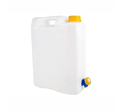 Canistra apa potabila 10L, cu robinet plastic detasabil, alba, atestata alimentar, 86572 Carmotion