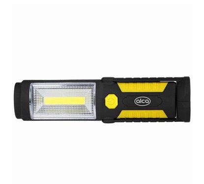 Lanterna lucru LED COB, cu magnet si carlig, 220lm, cu baterie, 580.40 Alca