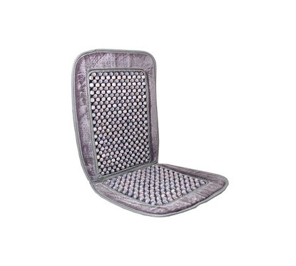 Perna scaun cu bile si margine de plus gri, 1 bucata, 61215 CarCo 