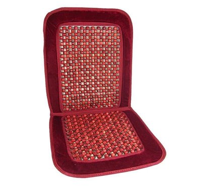 Perna scaun husa cu bile si velur bordo, 1 bucata, Maroon 61213 CarCo