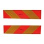 Set 2 bucati placi reflectorizante vehicul scurt, in dungi, subtire, 565x130mm TWY073