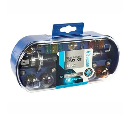 Caseta becuri H4, 12V 55W, cu sigurante, 30 de elemente, 86993 Vision