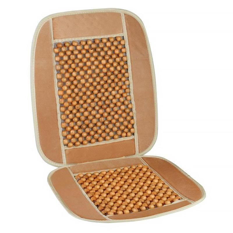 Husa scaun cu bile si velur bej 86236 Carmotion