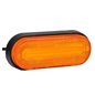Lampa gabarit 124x51, LED, functie semnalizare, cu suport, galbena, 12-36V, FT-071-Z Fristom