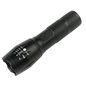Lanterna tactica LED, 10w, 300lm, reincarcabila USB, 1200mAh, aluminiu, zoom, 5 functii, 13cm, LA0203