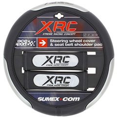 Set husa volan 37-39cm cu 2 huse centura 2505XRS RaceSport