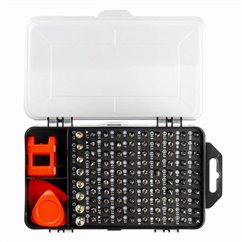 Trusa surubelnite de precizie 115 piese, magnetice, 03135 Amio 