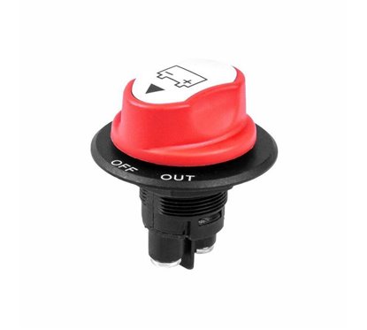 Contact general heblu 12-32V, 50A, mic On-Off-Out, fi2.9cm, 03025 Amio