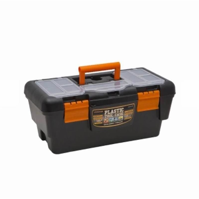 Cutie scule plastic 16", cu sertarase pe capac 400x220x180mm, 10911 Handy